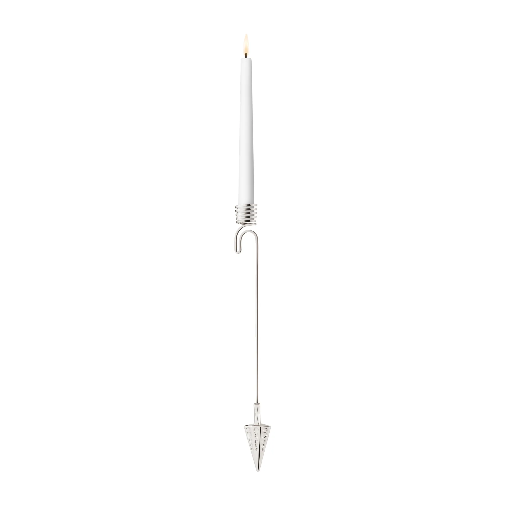2022 Cone hanging candle sticks , palladium plated Georg Jensen