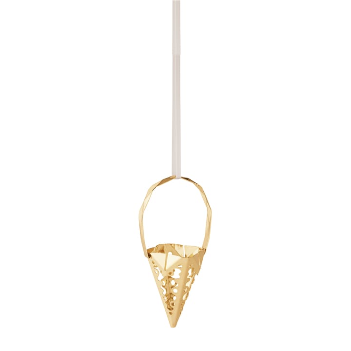 2022 Cone tree decoration, gold plated Georg Jensen