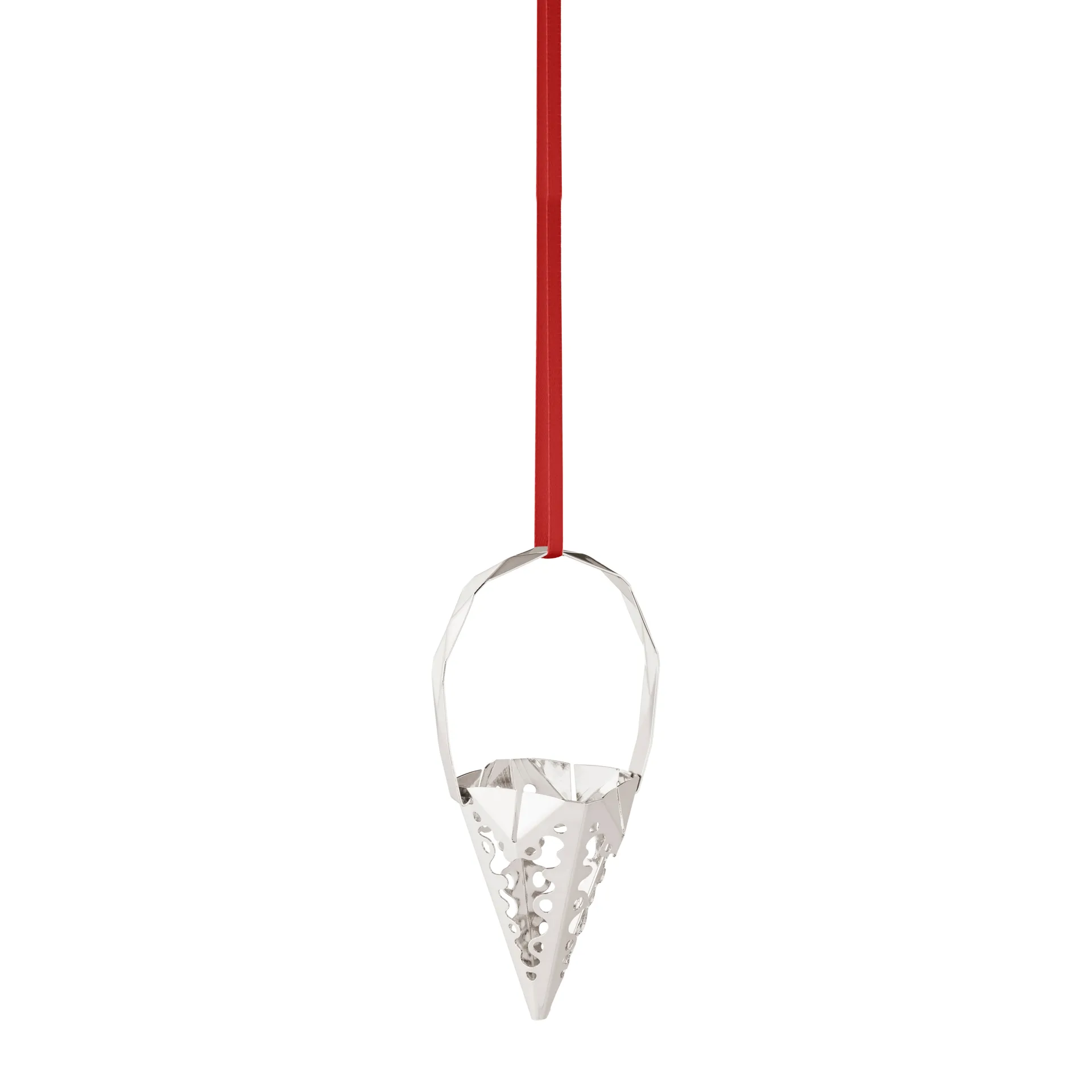 2022 Cone tree decoration, palladium plated Georg Jensen