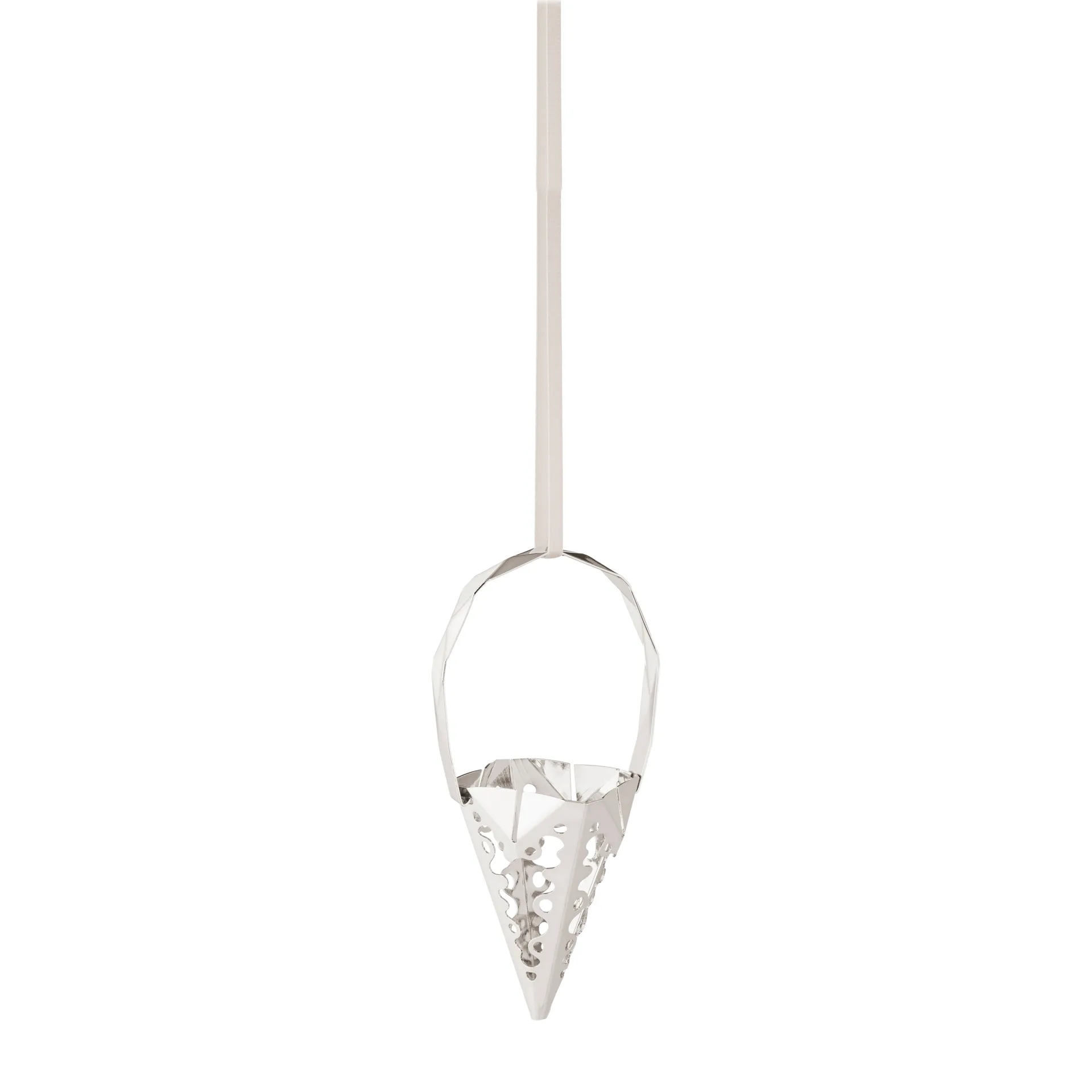 2022 Cone tree decoration, palladium plated Georg Jensen