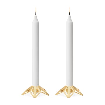 2022 the year's candle sticks 2-pieces - gold plated - Georg Jensen