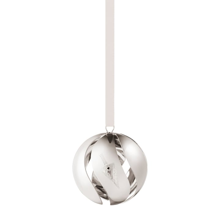 2022 the year's Christmas bauble, palladium plated Georg Jensen