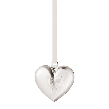 2022 the year's Christmas heart - palladium plated - Georg Jensen