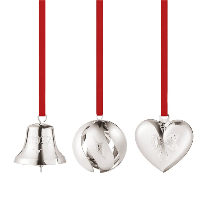 2022 the year's gift set 3-pieces - palladium plated - Georg Jensen