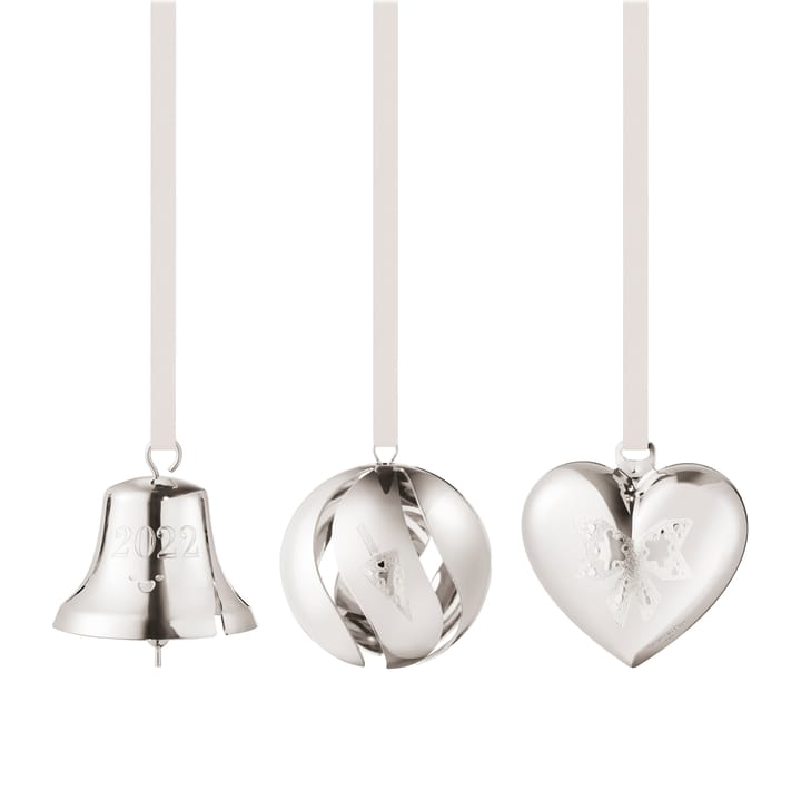2022 the year's gift set 3 pieces, palladium plated Georg Jensen