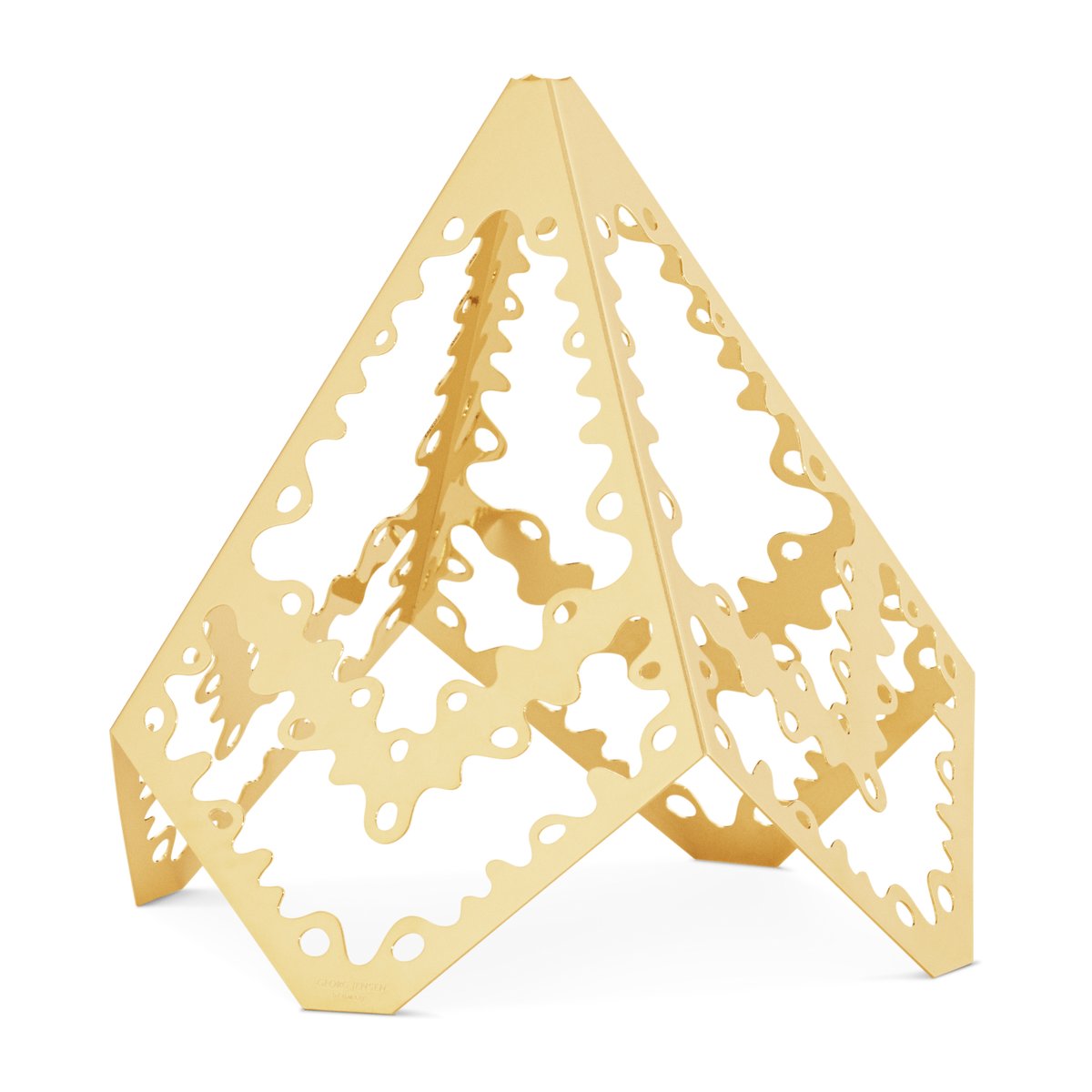 Georg Jensen 2022 the year's table tree small | Scandinavian Design | Christmas decorations | Gold-coloured