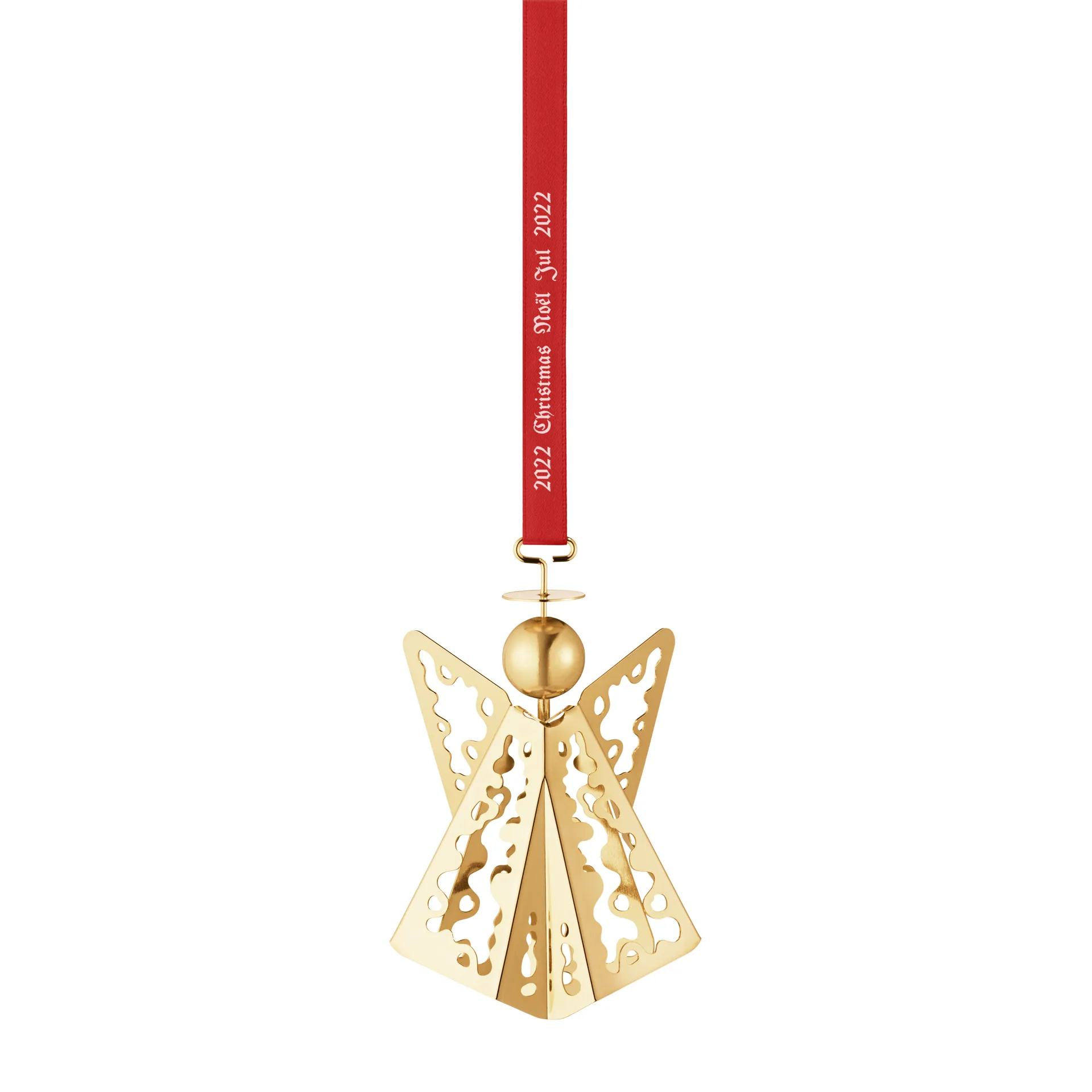 2022 tree decoration angel, gold plated Georg Jensen