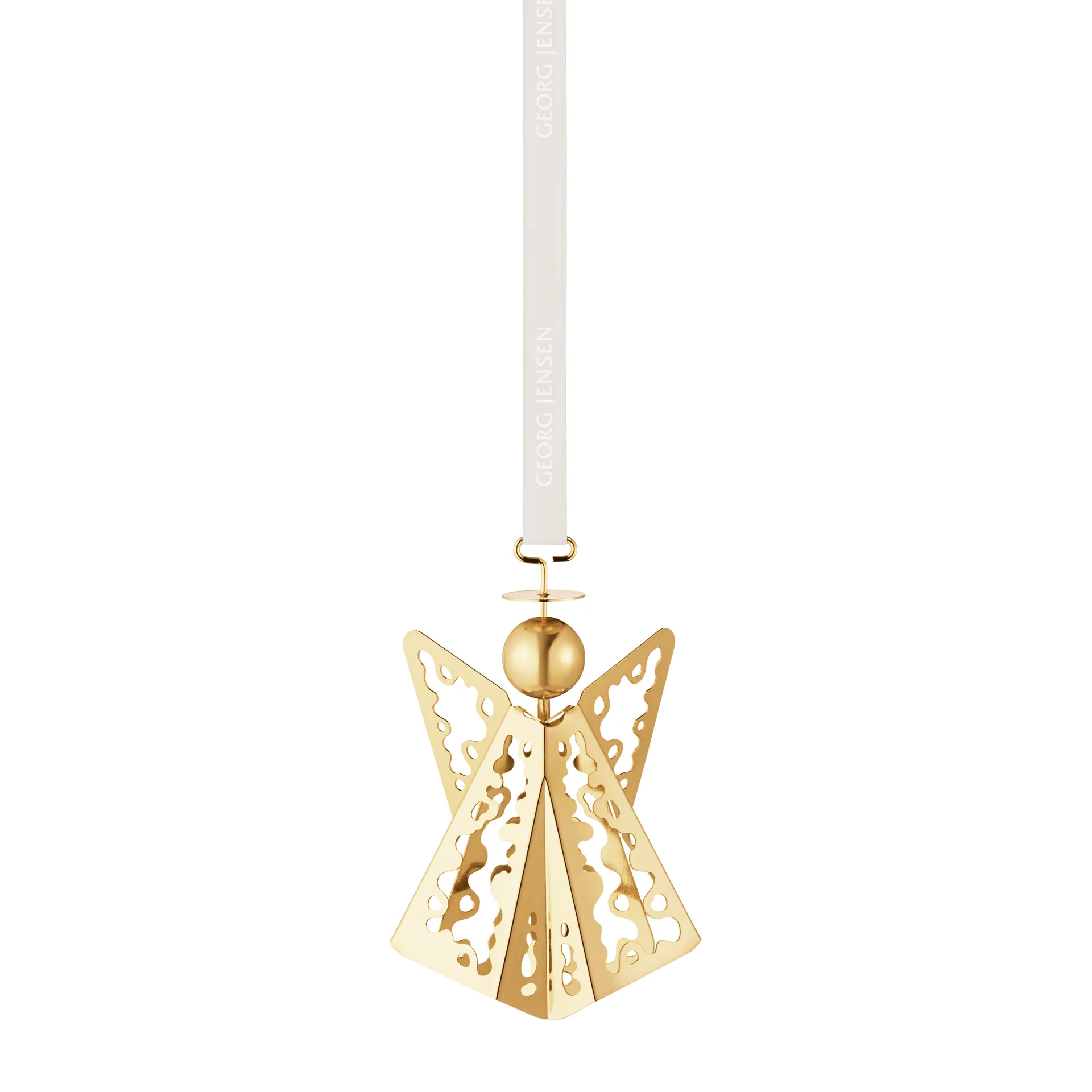 2022 tree decoration angel, gold plated Georg Jensen