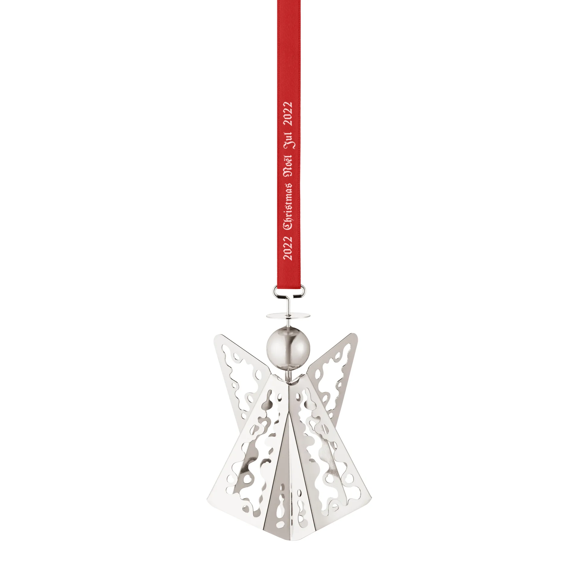 2022 tree decoration angel, palladium plated Georg Jensen