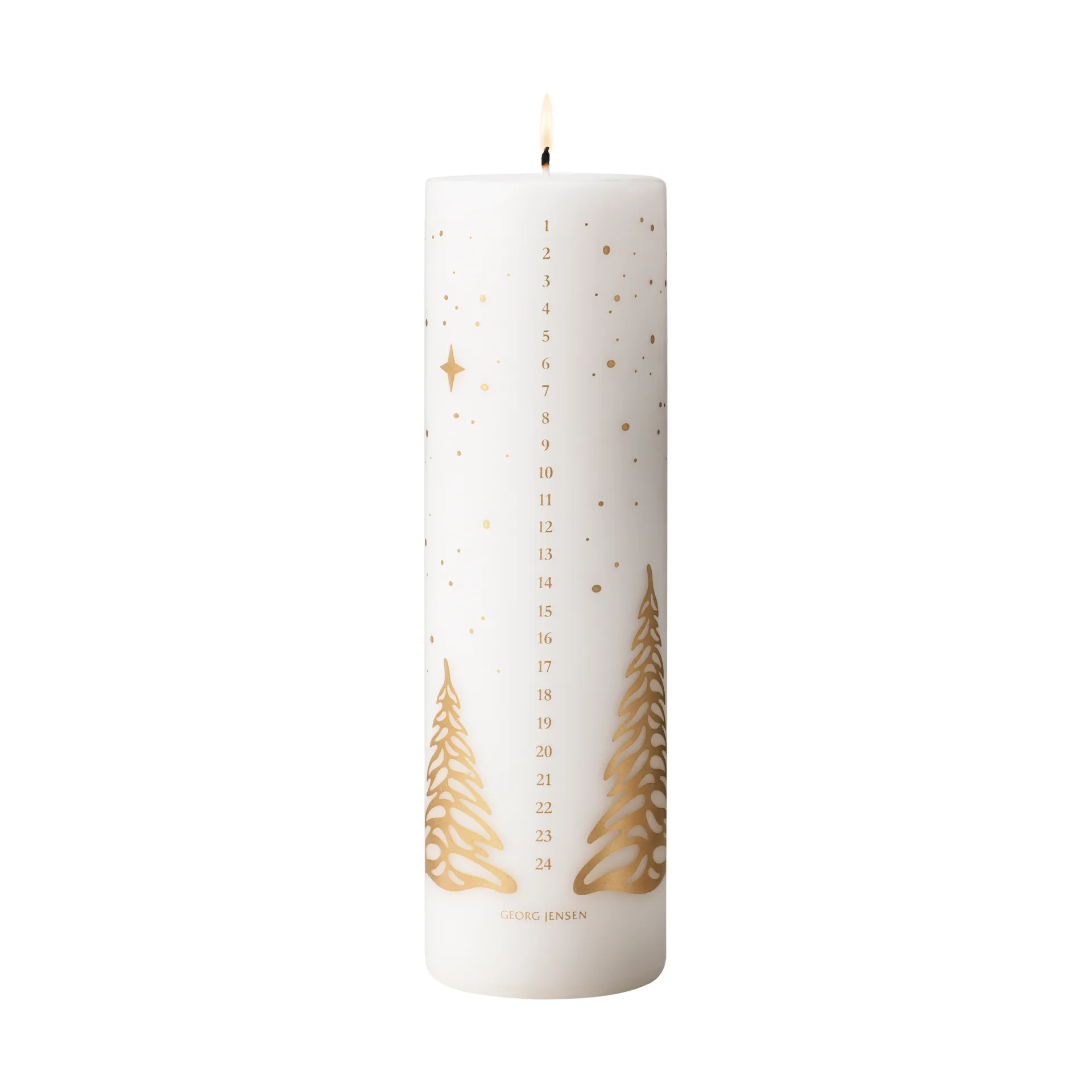 2023 advent candle, Gold Georg Jensen