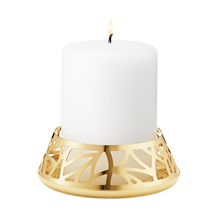 2023 block candle sticks, Gold-plated Georg Jensen