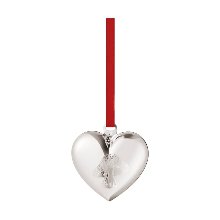 2023 Christmas heart - Palladium plated - Georg Jensen