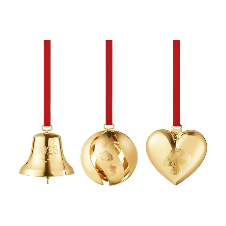 2023 gift set 3-pieces - Gold-plated - Georg Jensen
