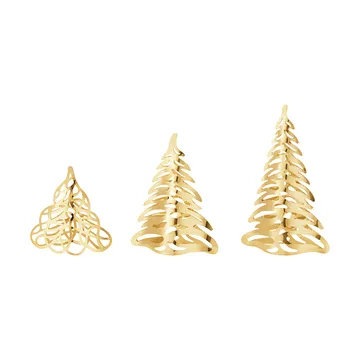 2023 table spruce gold plated 3 pieces - Gold-plated - Georg Jensen
