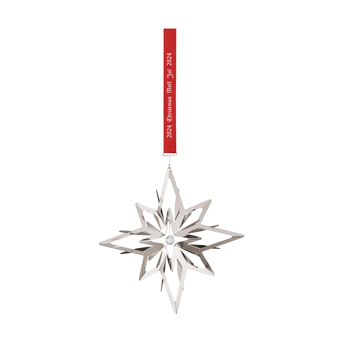 Georg Jensen 2024 Christmas pendant star Palladium-plated
