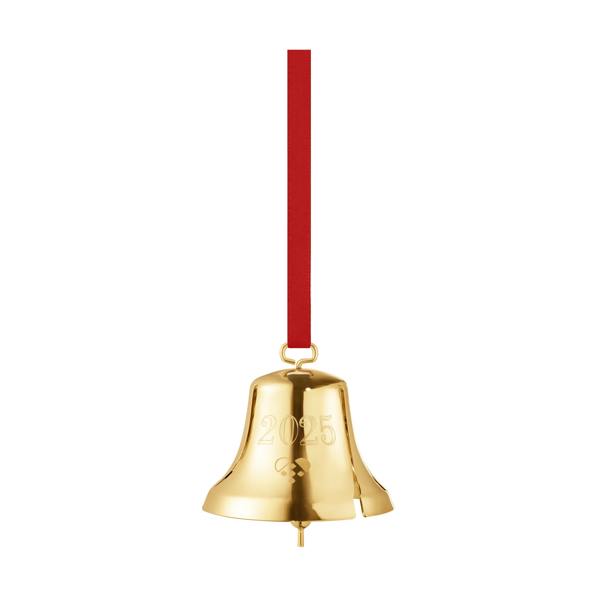 2025 Christmas bell, Gold plated brass Georg Jensen