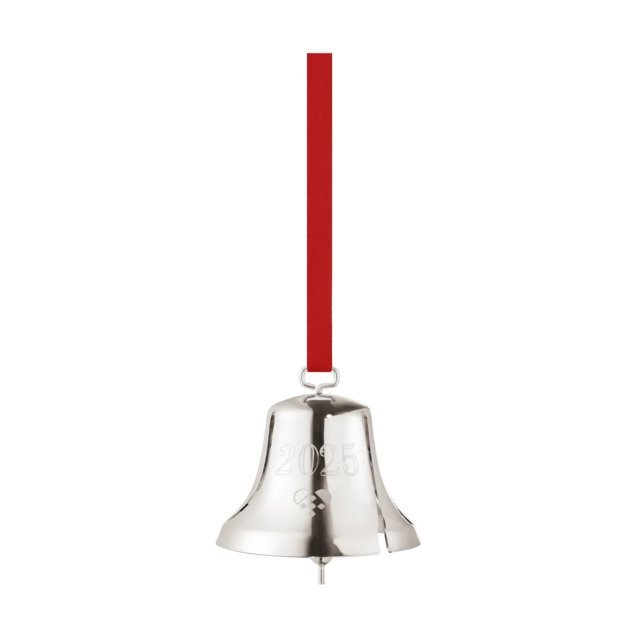 Georg Jensen 2025 Christmas bell Palladium-plated brass