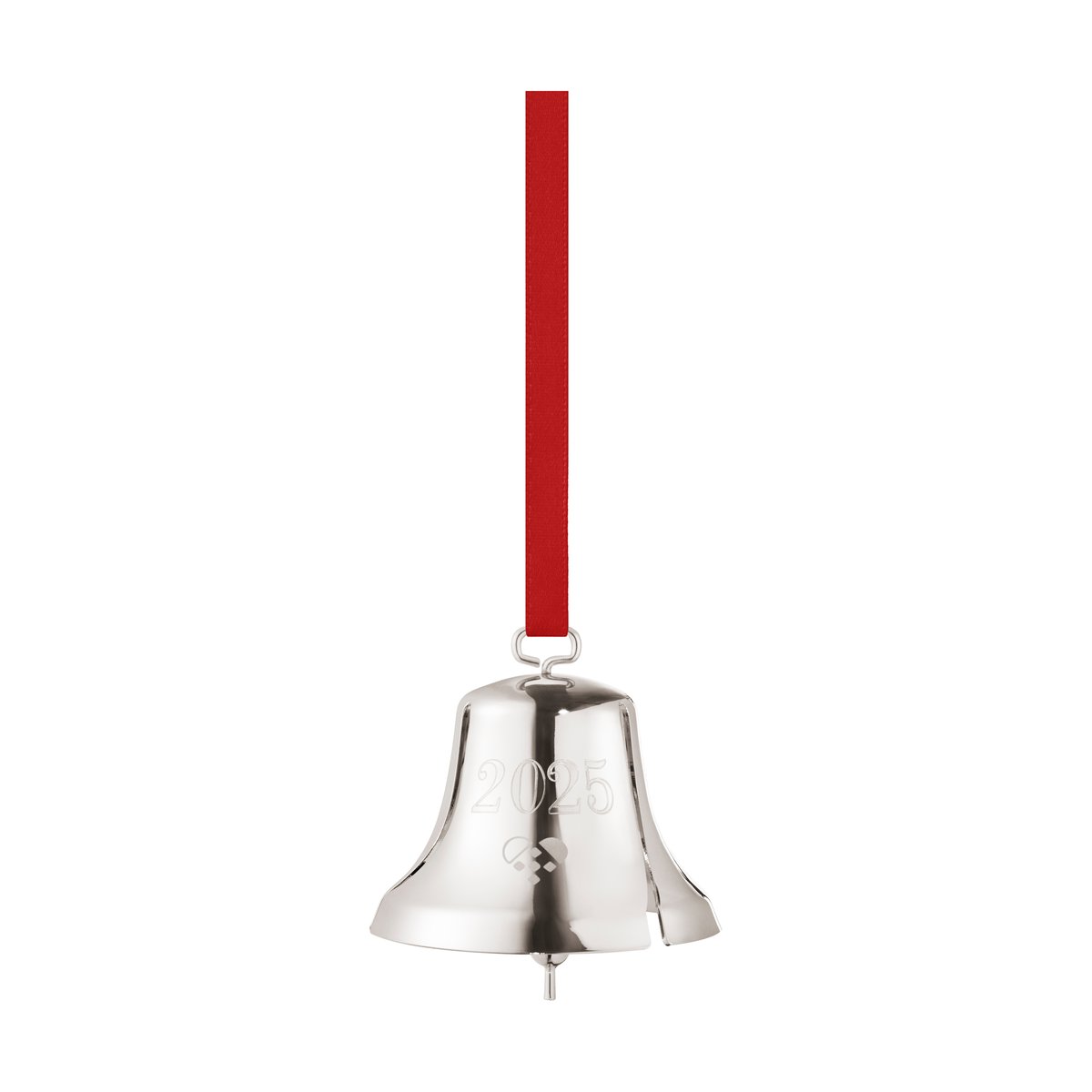 Georg Jensen 2025 Christmas bell Palladium-plated brass