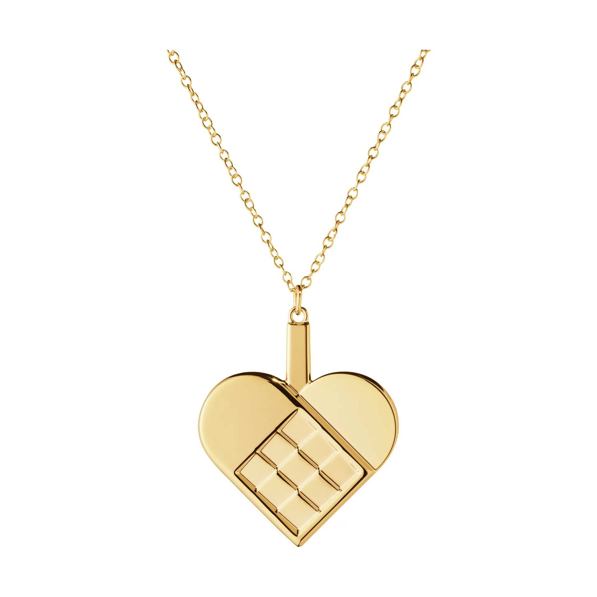 2025 Christmas decoration heart, Gold plated zinc alloy Georg Jensen