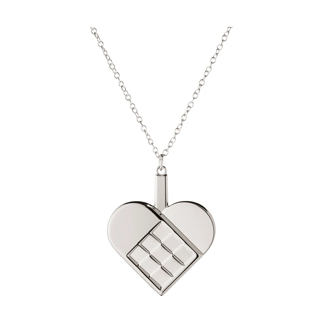 Georg Jensen 2025 Christmas decoration heart Palladium-plated zinc alloy