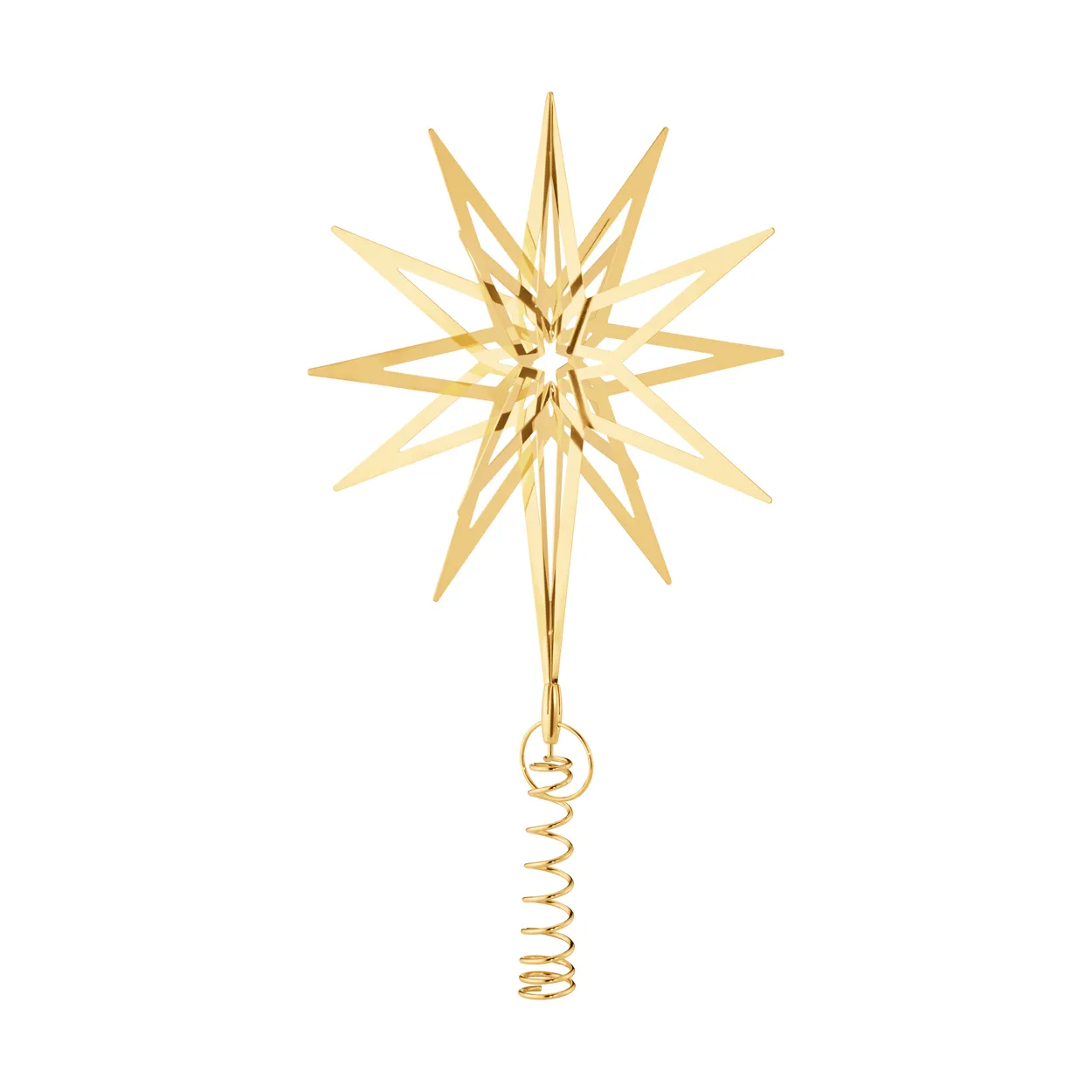 Georg Jensen 2025 Lyra Christmas tree star Medium | Scandinavian Design | Christmas decorations | Gold-coloured