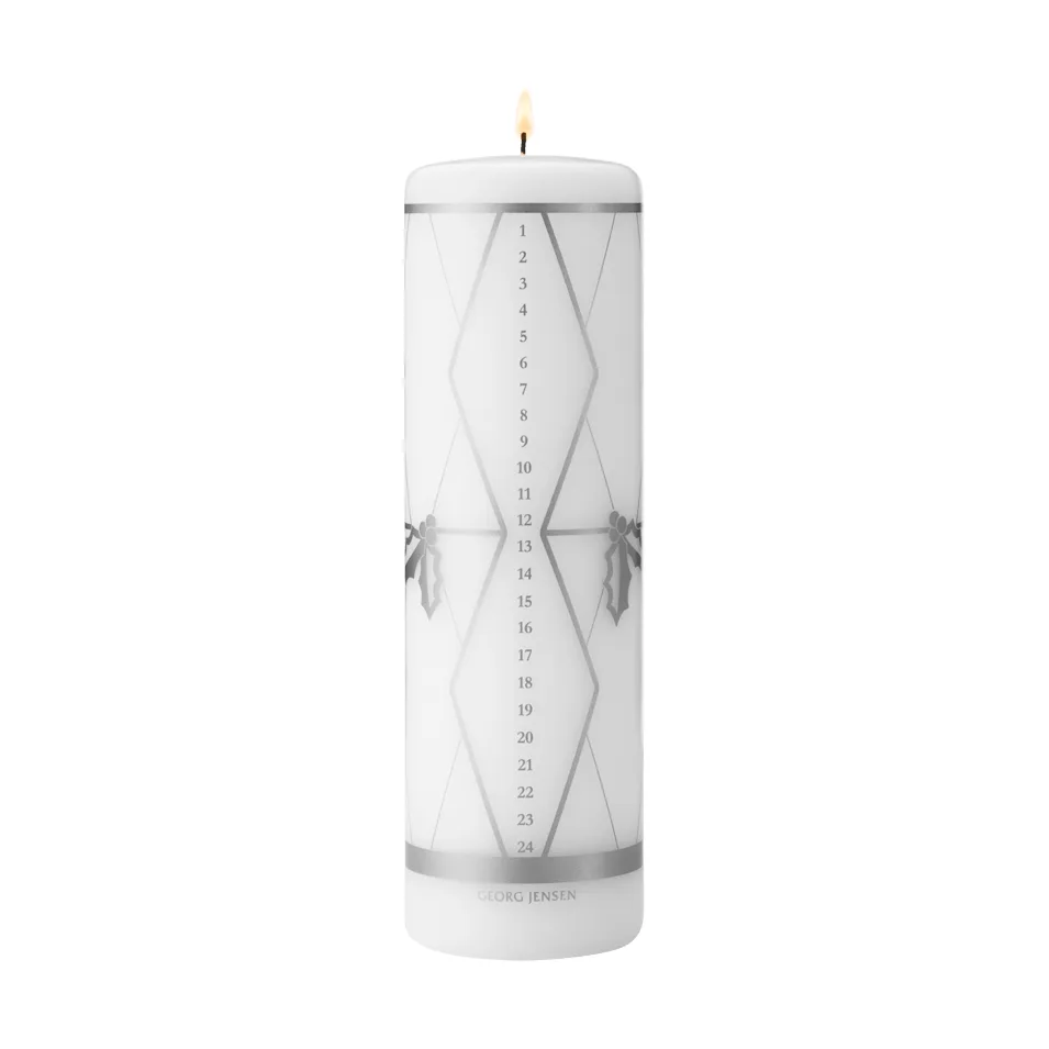 2026 advent candle, Silver print Georg Jensen