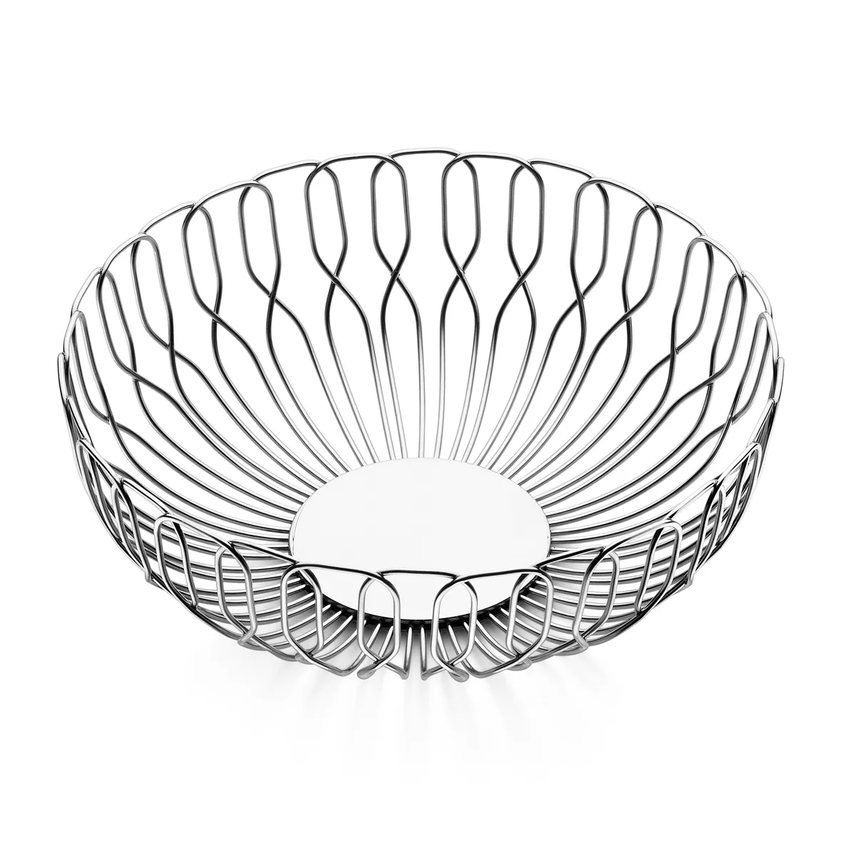 Georg Jensen Alfredo bread basket small, o 21.5 cm | Scandinavian Design | Bread baskets | Grey