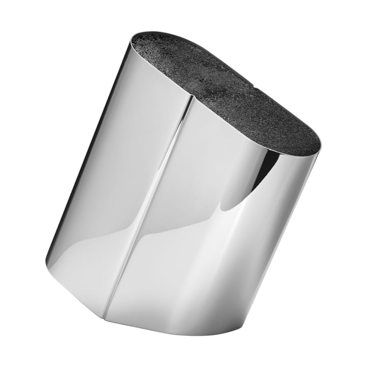 Alfredo knife block - Stainless steel-silver - Georg Jensen