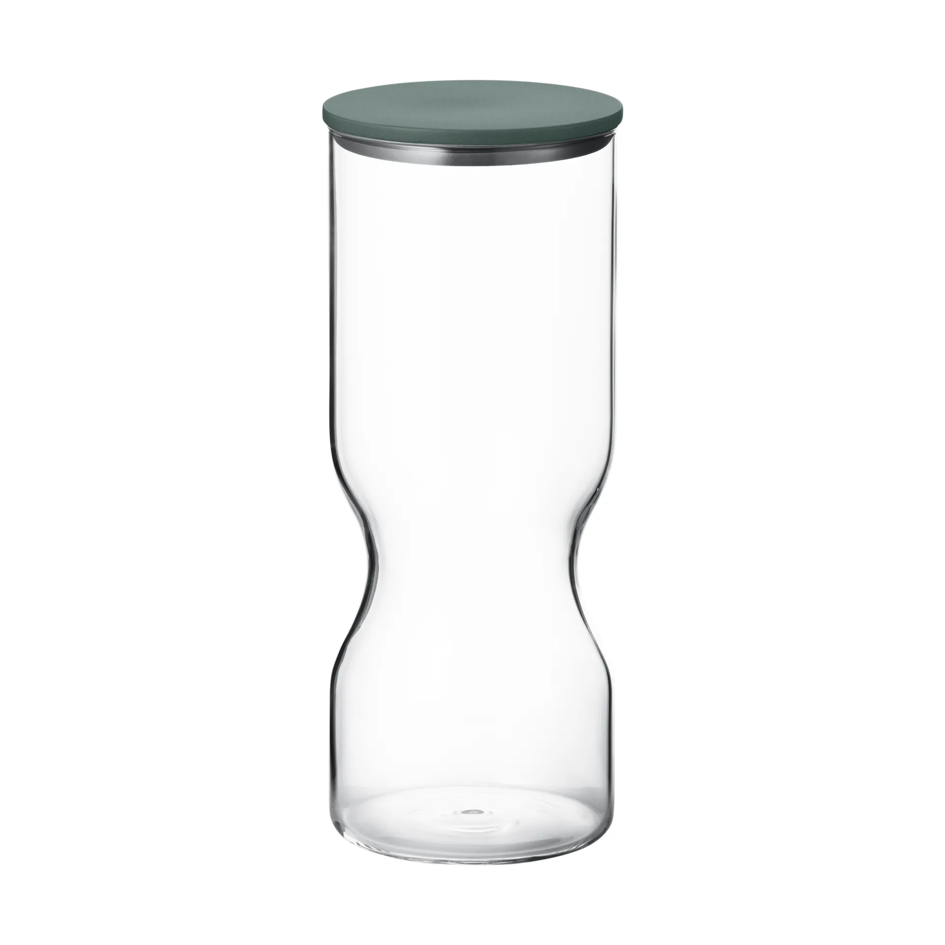 Alfredo storage container large 1.5 L, Glass-green Georg Jensen