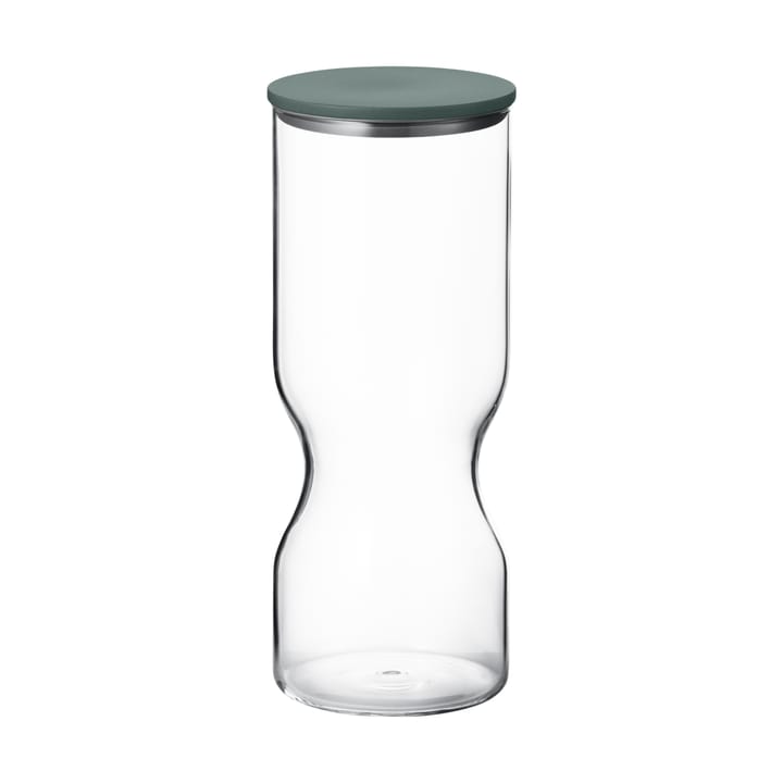 Alfredo storage container large 1.5 L - Glass-green - Georg Jensen