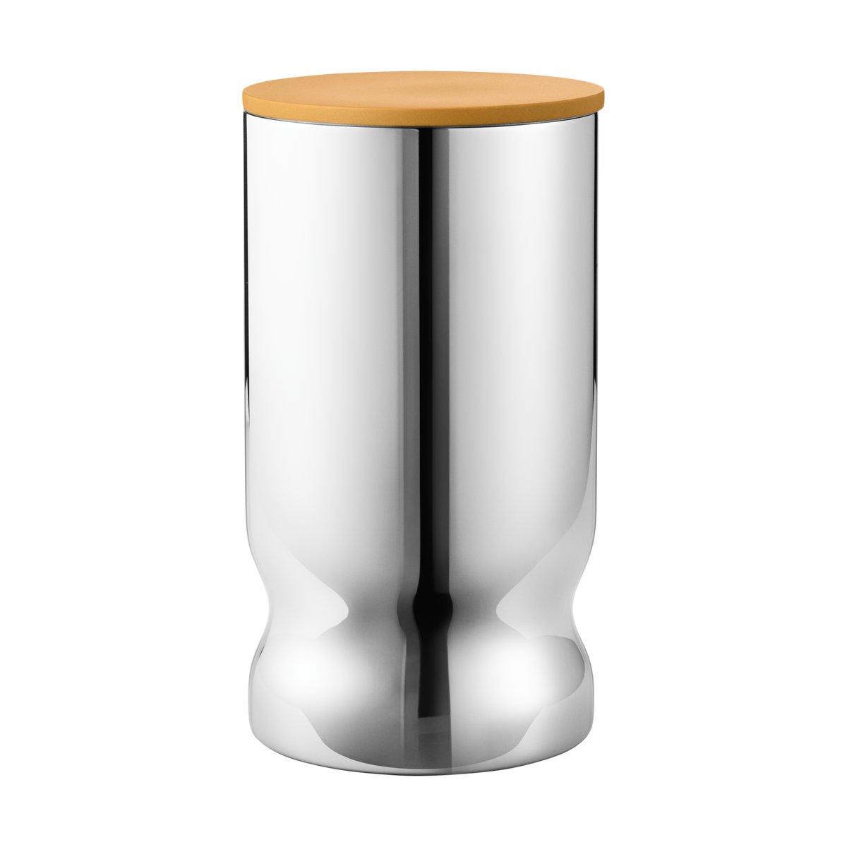 Georg Jensen Alfredo storage container medium 1 L Stainless steel-yellow