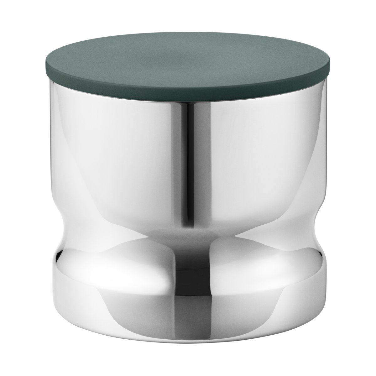 Georg Jensen Alfredo storage container mini 0,5 L Stainless steel-green