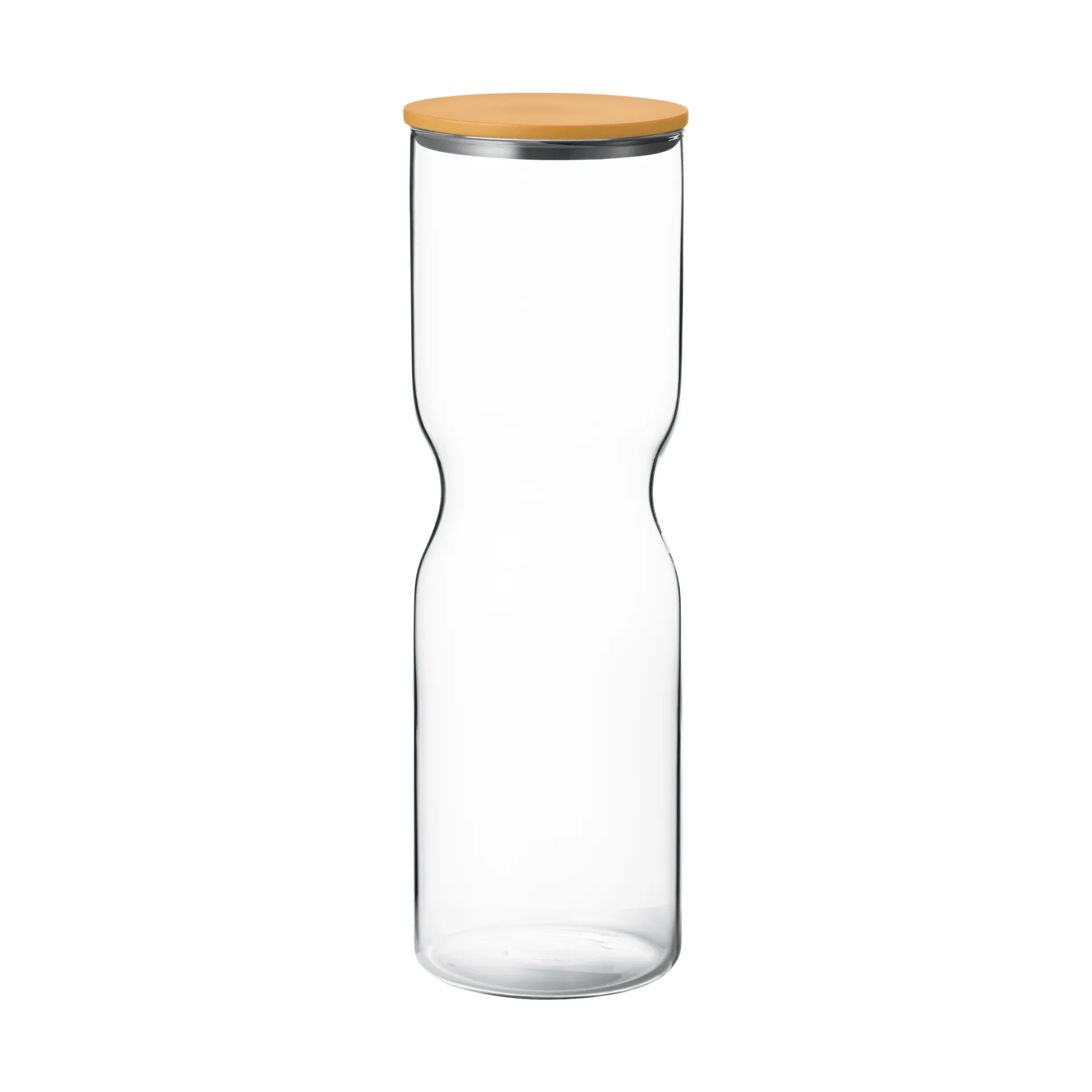 Alfredo storage container X-large 2 L, Glass-yellow Georg Jensen