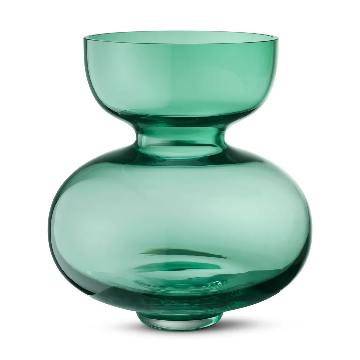Georg Jensen Alfredo vase bright green 25 cm