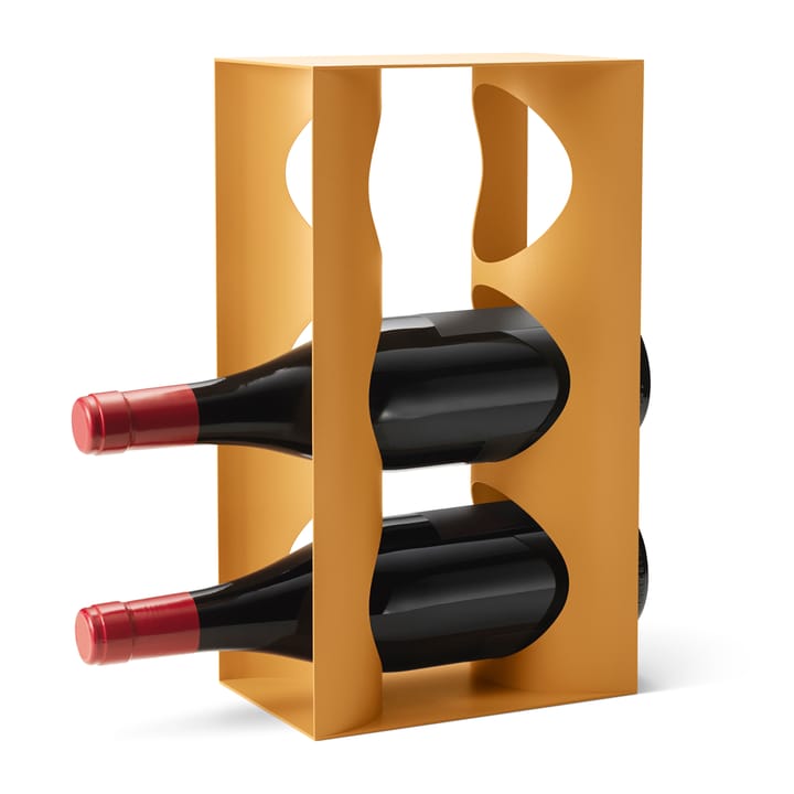 Alfredo wine rack 3 flboxor 33.6x12 cm - Saffron yellow - Georg Jensen