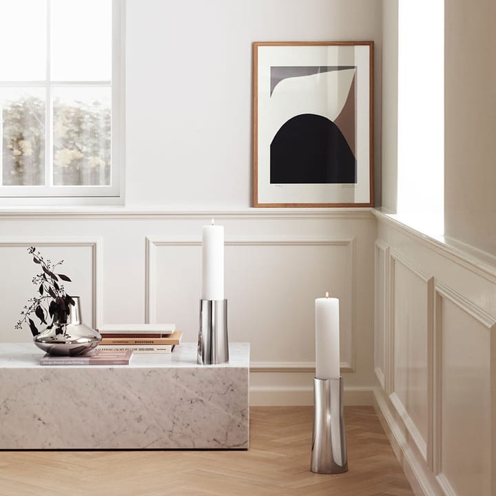 Ambience candle sticks small - Stainless steel - Georg Jensen