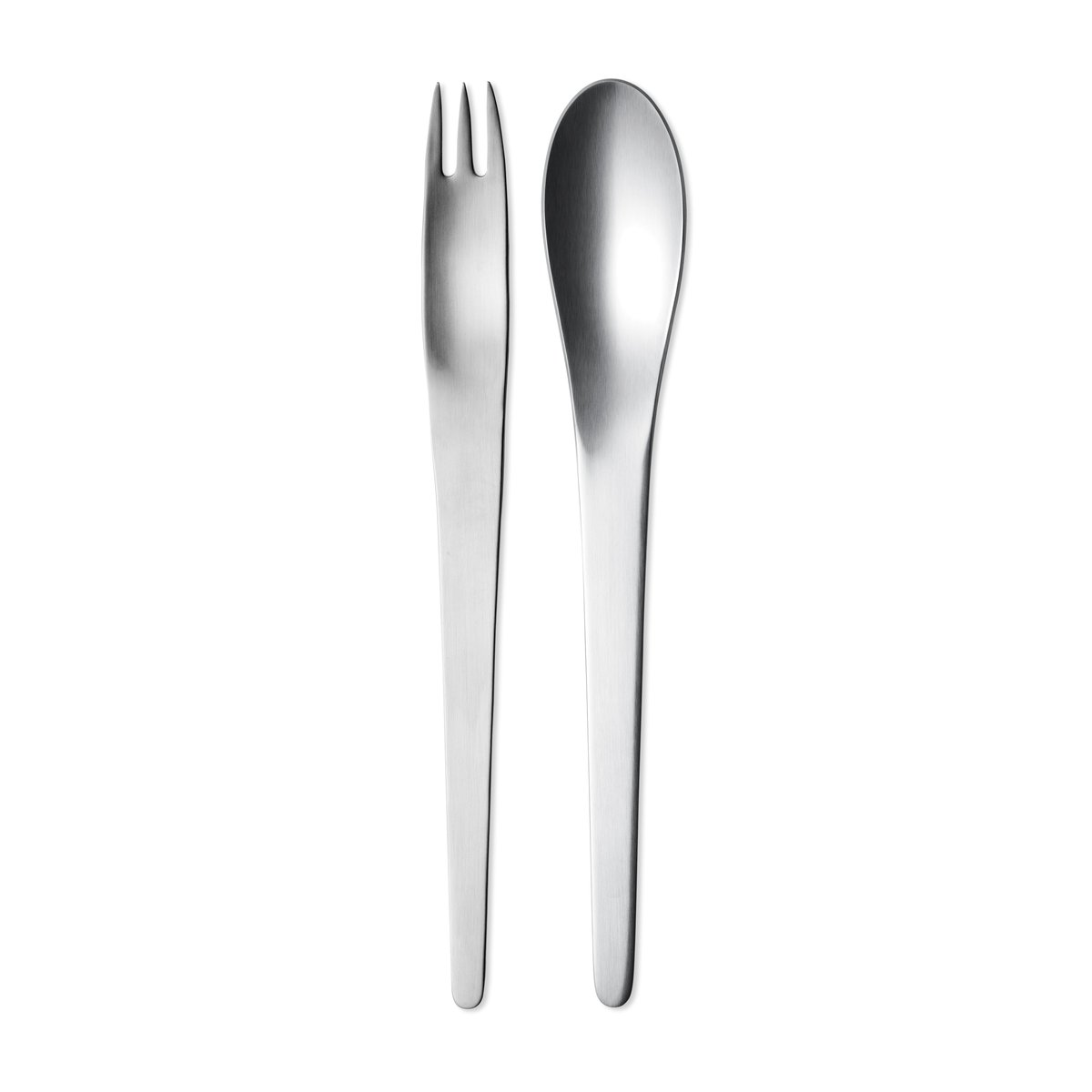 Georg Jensen Arne Jacobsen serving set 2 pieces | Scandinavian Design | Serving utensils | Silver-coloured