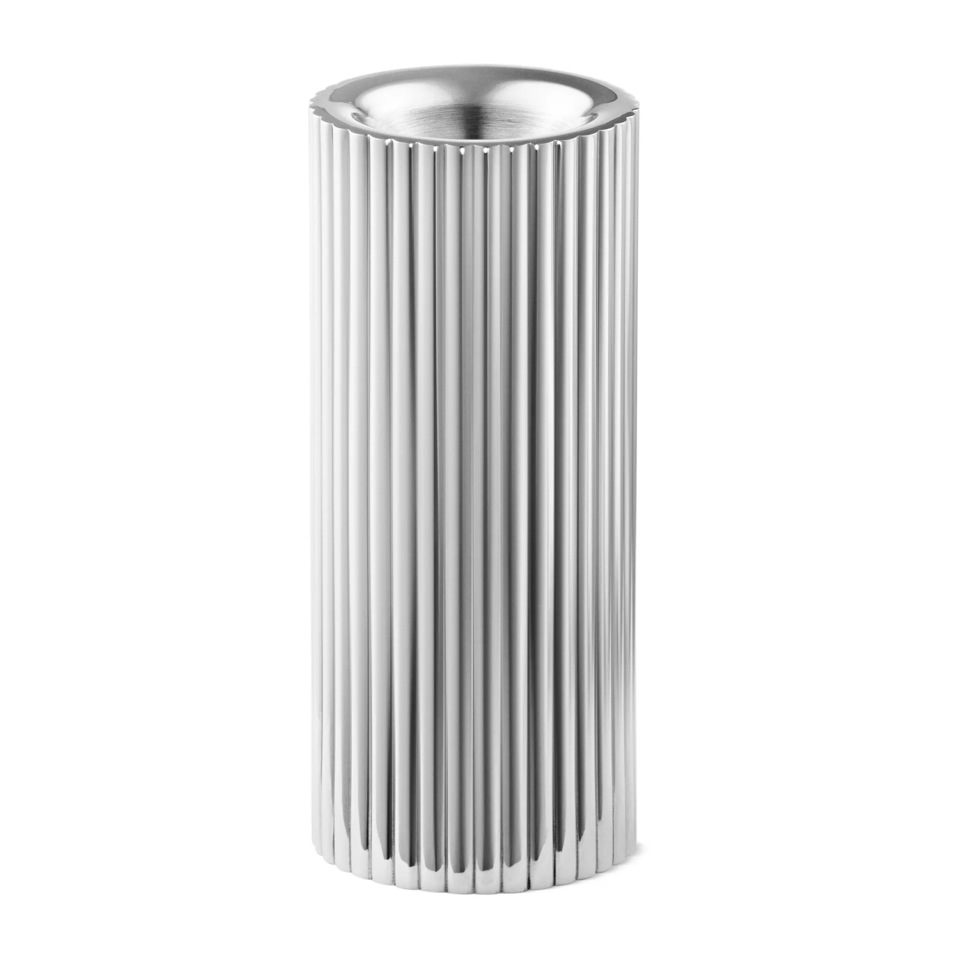 Bernadotte candle sticks 11 cm, Stainless steel Georg Jensen
