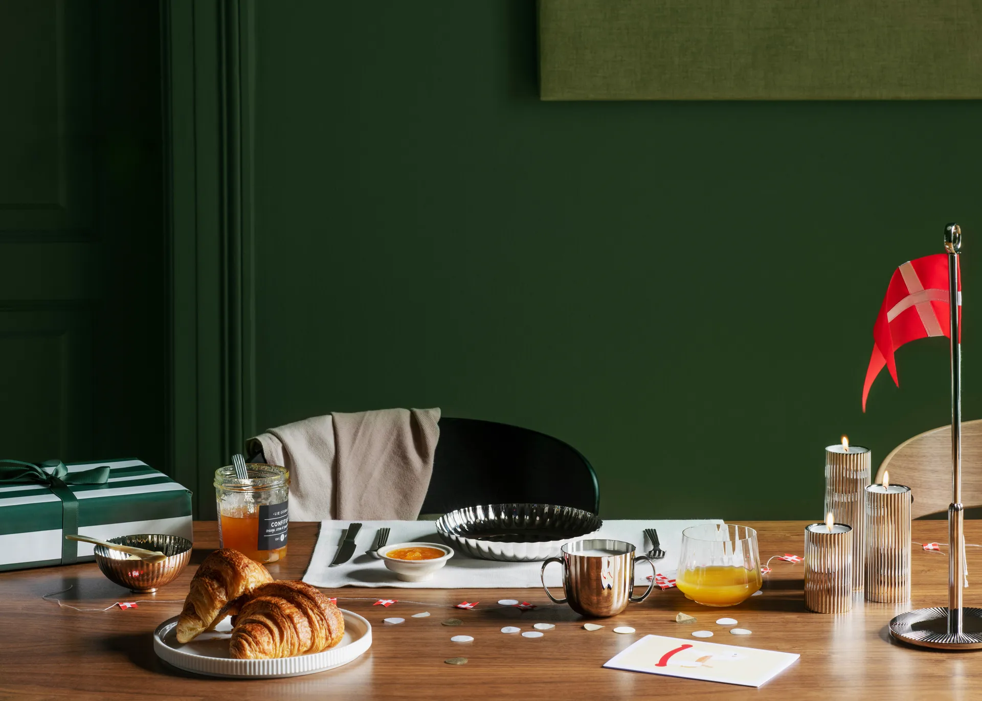 Bernadotte candle sticks 11 cm, Stainless steel Georg Jensen