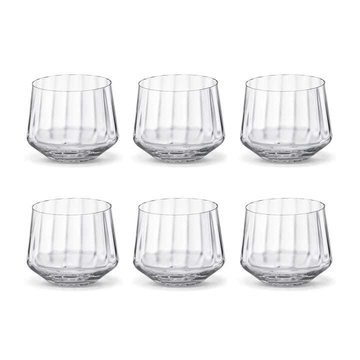 Bernadotte drinking glass low 25 cl 6-pack - crystalline - Georg Jensen