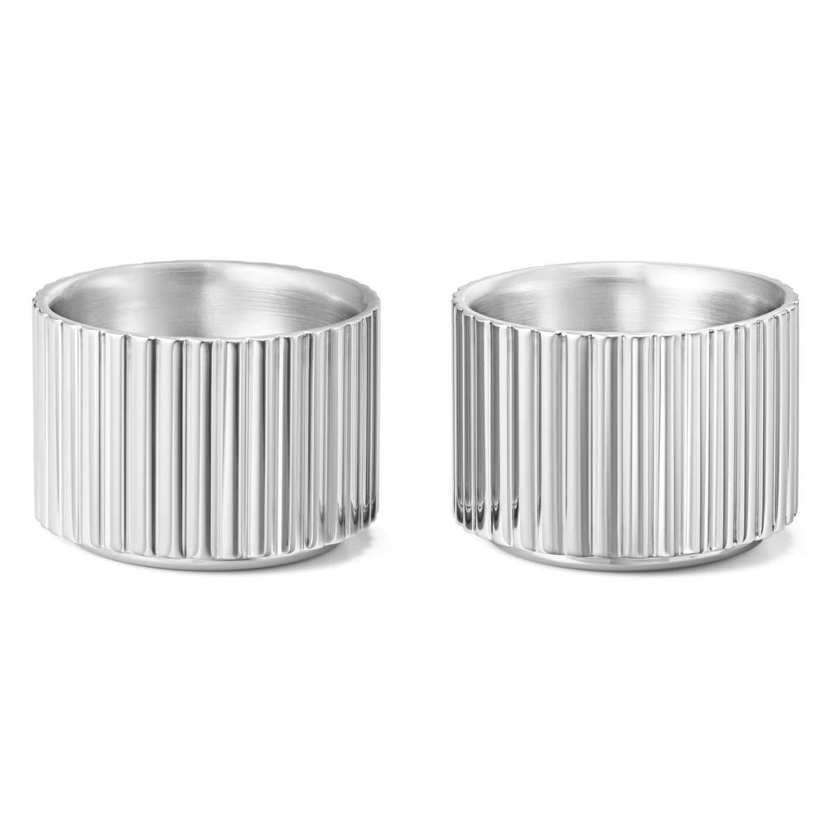 Georg Jensen Bernadotte egg cup 2- pack | Scandinavian Design | Egg cups | Silver-coloured