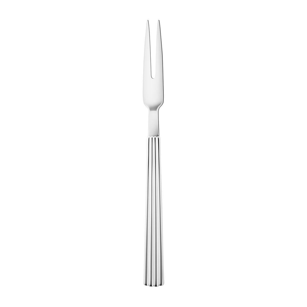 Georg Jensen Bernadotte meat fork Stainless steel | Scandinavian Design | Serving utensils | Silver-coloured