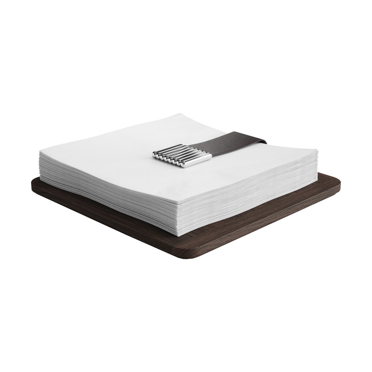 Georg Jensen Bernadotte napkin holder 20.1x20.1 cm Stainless steel