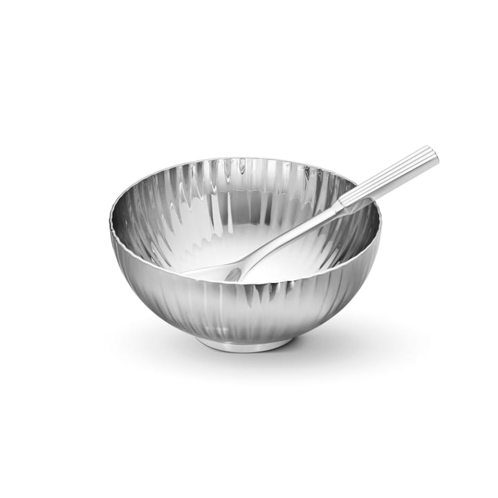 Bernadotte salt bowl with spoon - Stainless steel - Georg Jensen
