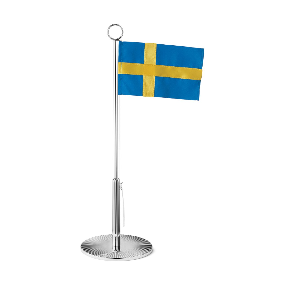Georg Jensen Bernadotte table flag 38.8 cm Svensk flagga