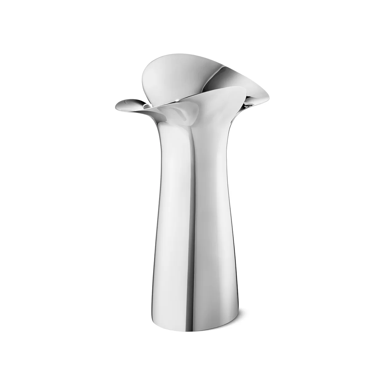 Georg Jensen Bloom Botanica vase 15 cm | Scandinavian Design | Vases | Silver-coloured