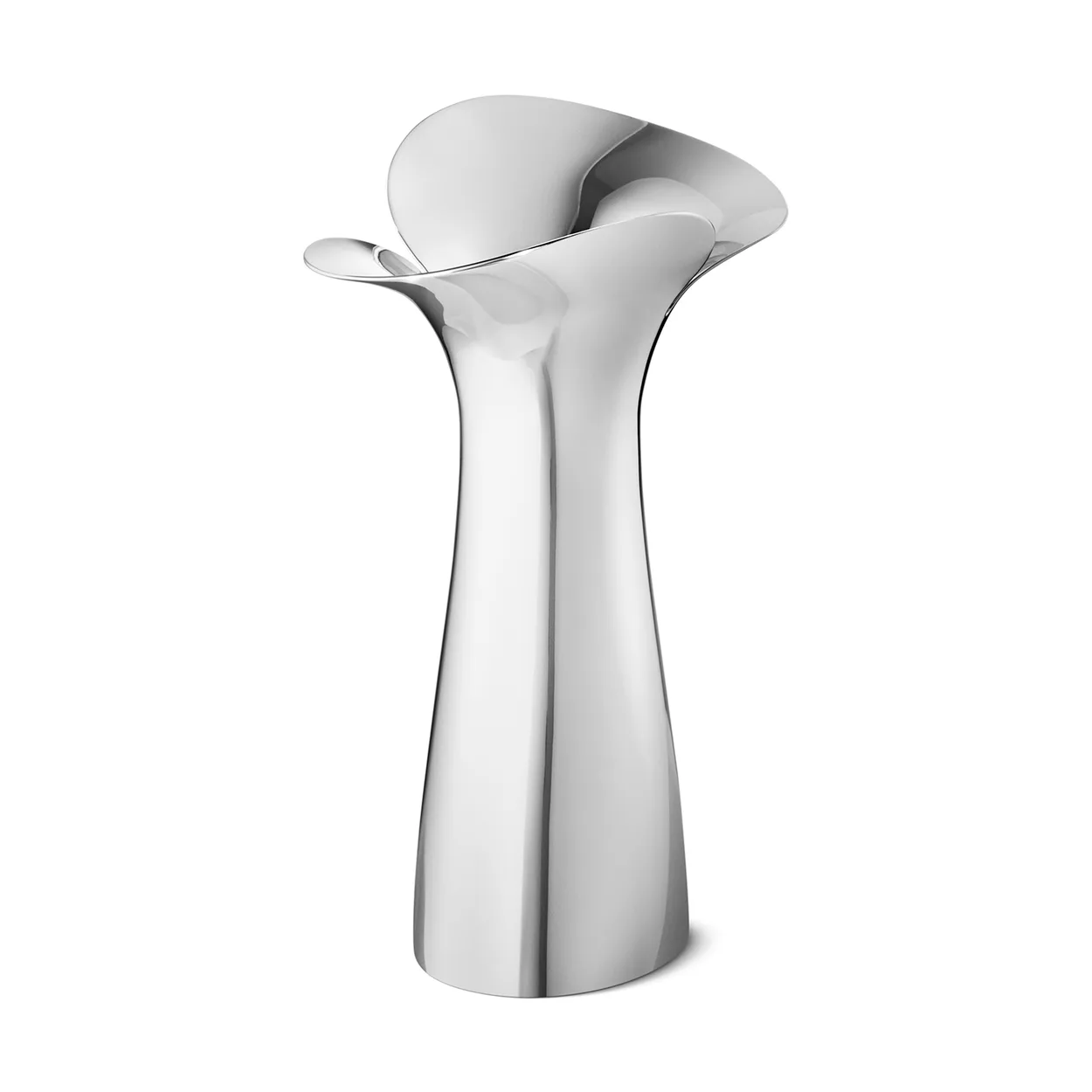 Georg Jensen Bloom Botanica vase 22 cm | Scandinavian Design | Vases | Silver-coloured