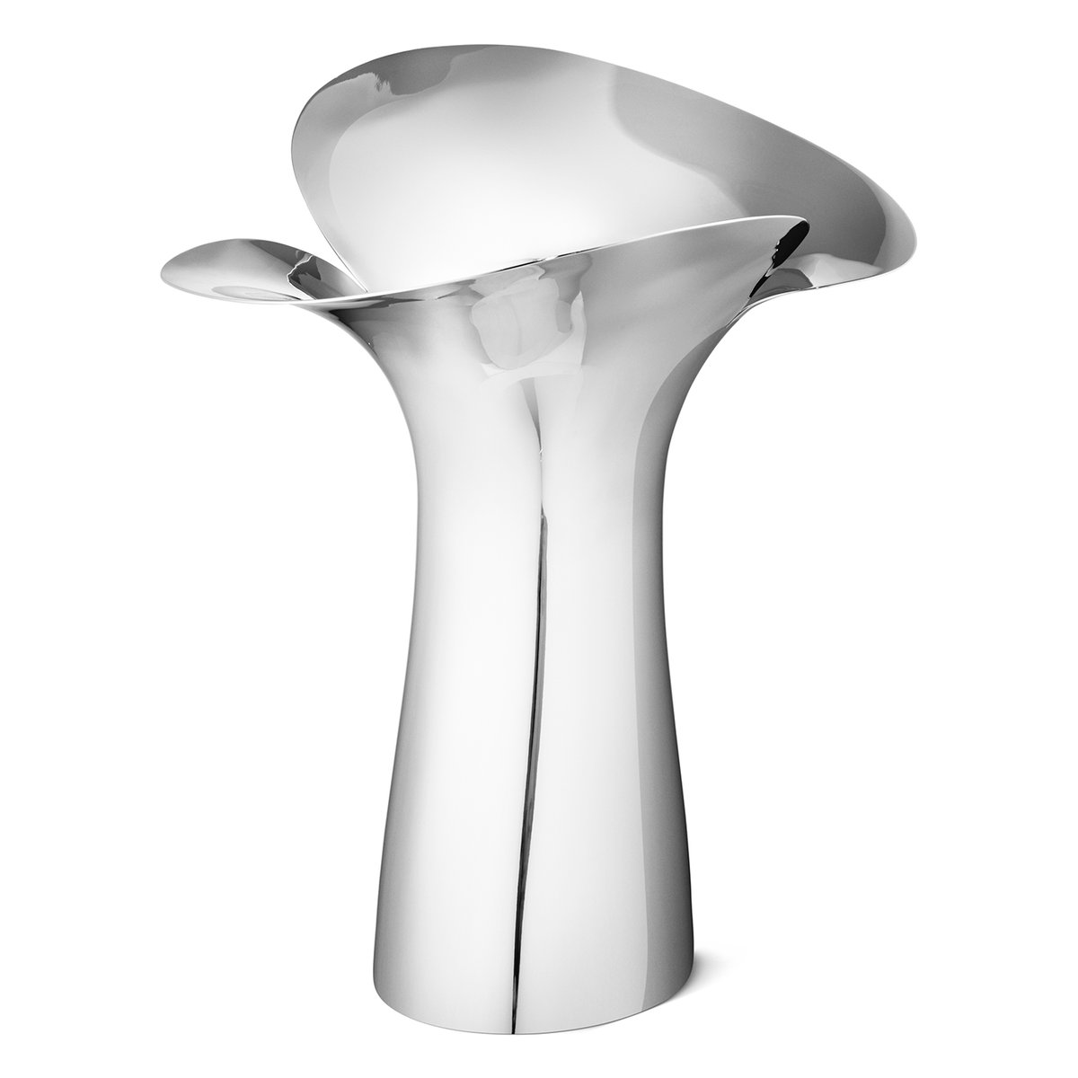 Georg Jensen Bloom Botanica vase 33 cm | Scandinavian Design | Vases | Silver-coloured