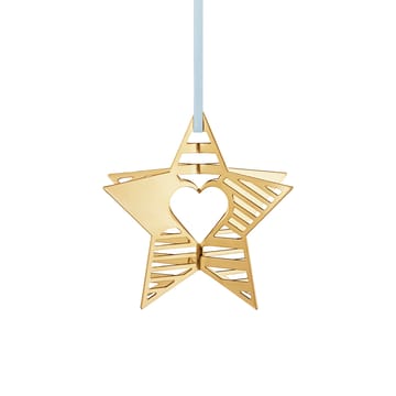 Christmas decoration star - gold-plated - Georg Jensen