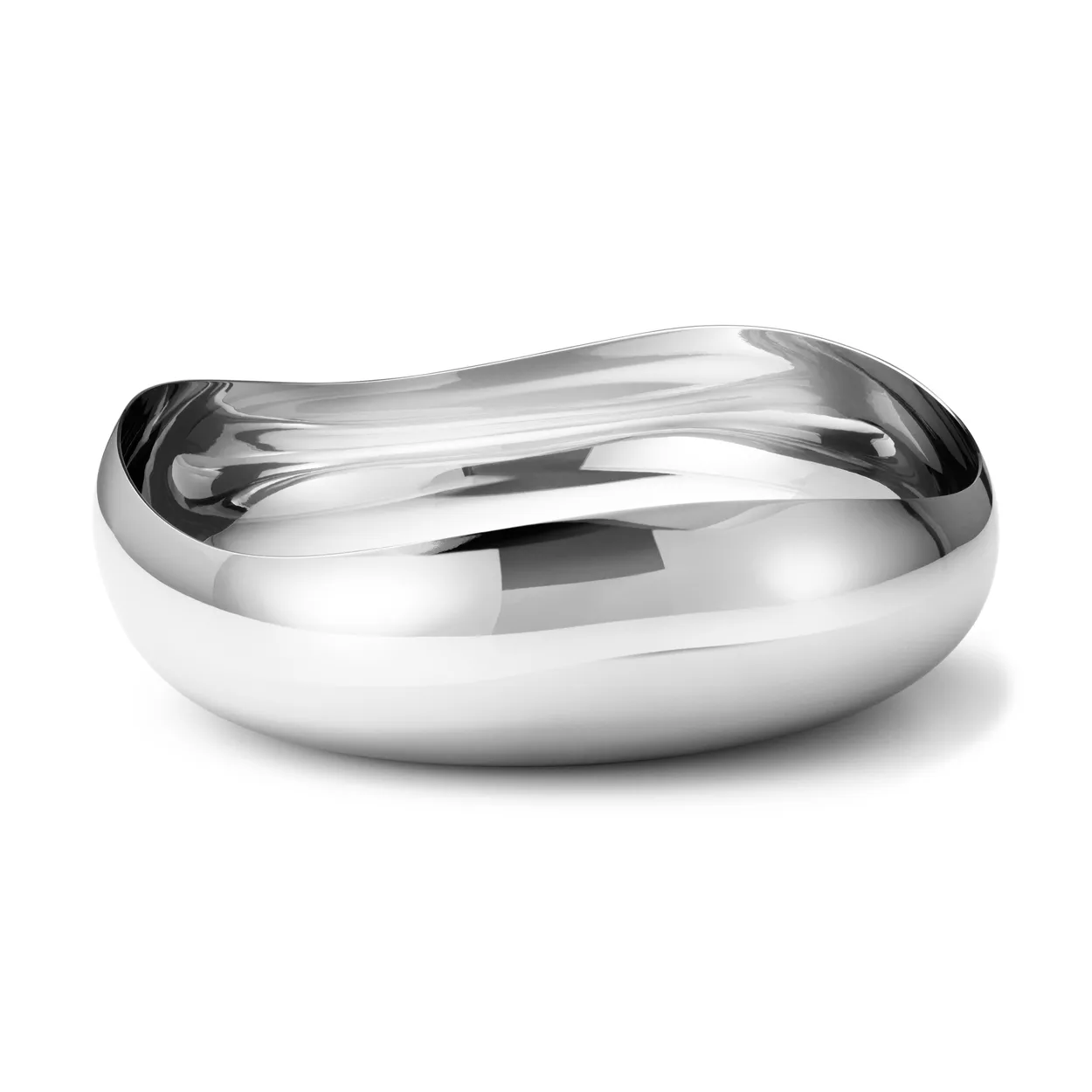Georg Jensen Cobra bowl o24 cm stainless steel | Scandinavian Design | Serving bowls | Silver-coloured
